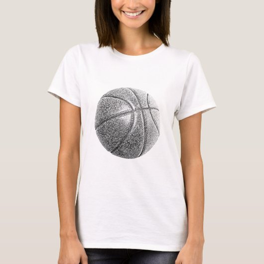 Potlood Effect Basketball T-shirt (Voorkant)