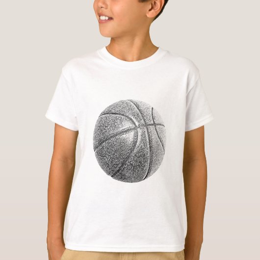Potlood Effect Basketball T-shirt (Voorkant)