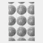 Potlood Effect Basketball Theedoek (Verticaal)