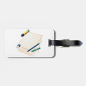 Potlood en papier Bagagelabels (Achterkant horizontaal)