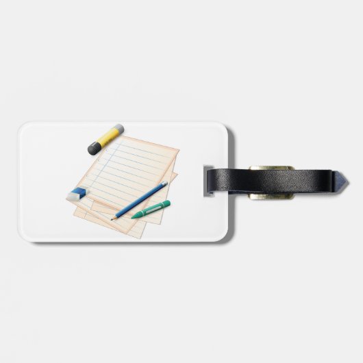 Potlood en papier Bagagelabels (Achterkant horizontaal)