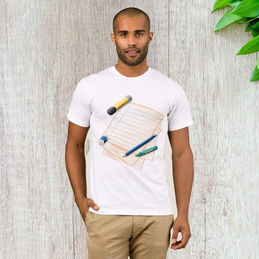 Potlood en papier Mannen T-shirt