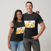 Potlood en papier schets kunst t-shirt (Unisex)