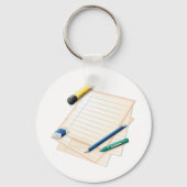 Potlood en papier Sleutelhanger (Achterkant)