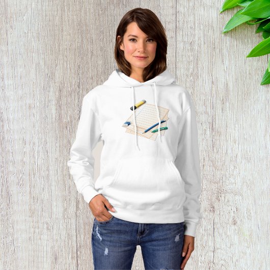 Potlood en papier Vrouwen Hoodie