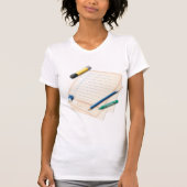 Potlood en papier Vrouwen T-shirt (Voorkant)