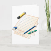 Potlood en papier Wenskaarten Kaart (Voorkant)