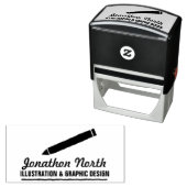 Potlood Grafisch Ontwerp ID299 Zelfinktende Stempel (In situ)