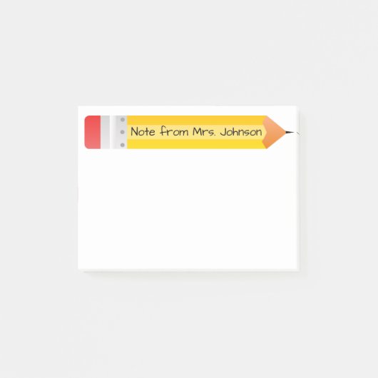 Potlood het in post-it® notes (Voorkant)