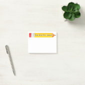 Potlood het in post-it® notes (Kantoor)