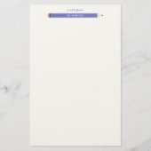 Potlood illustratie school leraar briefpapier (Voorkant)