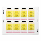 Potlood Laten we het jaar beginnen met het schrijv Etiket (Full Sheet)