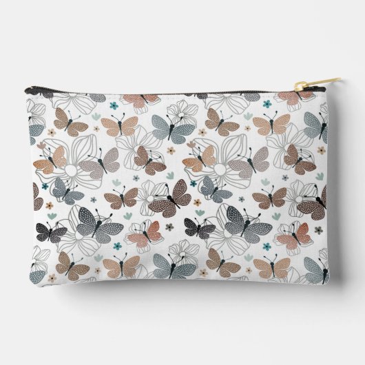 Potlood make-up mooie vlinder accessoire zak etui (Achterkant)