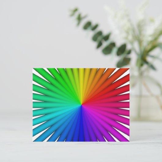 potlood monster briefkaart (Staand voorkant)