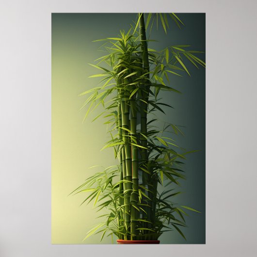 Potlood Natural Lucky Bamboo Poster (Voorkant)