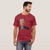 Potlood nek Adam Schiff grappige bug-eyed karikatu T-shirt (Voorkant volledig)