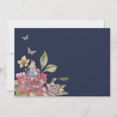 Potlood Ons In  Alice In Wonderland Konijn Save The Date (Achterkant)