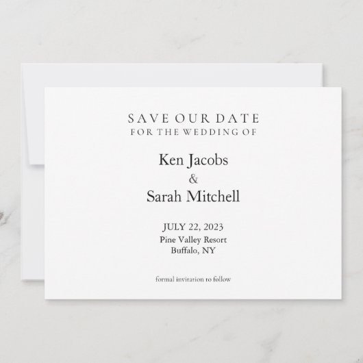 Potlood Ons In Bewaar de Datum Augustus 2024 Kalen Kaart (Achterkant)