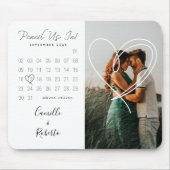 Potlood ons in de Moderne Minimale Foto van het Ka Muismat (Voorkant)