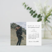 Potlood ons in sparen de Kalender van April 2020 Briefkaart (Staand voorkant)