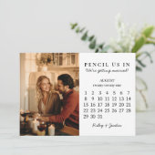 Potlood ons in sparen de Kalender van Augustus 202 Kaart (Staand voorkant)