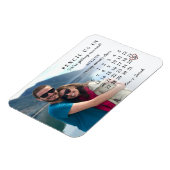 Potlood ons in sparen de Kalender van Augustus 202 Magneet (Linkerzijde)