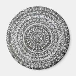 Potlood Origineel Kunst Mandala Ontwerp Magneet