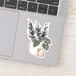 Potlood Plant - Green Home Sticker