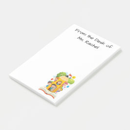 Potlood Play School Desk of Post-it Notes