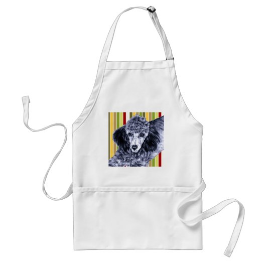 Potlood Poodle Standaard Schort (Voorkant)