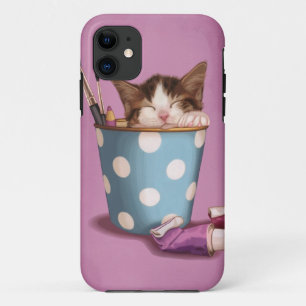 Potlood potje katje Case-Mate iPhone case