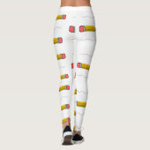 Potlood scheurt wit leggings (Achterkant)