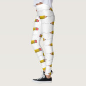 Potlood scheurt wit leggings (Links)