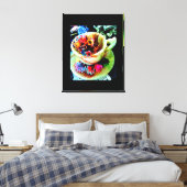 Potlood Shave Flowers Canvas Afdruk (Insitu (Slaapkamer))