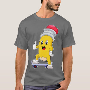Potlood Skater Skateboard 1 T-shirt