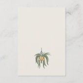 Potlood Succulent Plant Wedding Details Informatiekaartje (Achterkant)