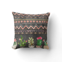 Potlood Succulents reversibele kussen buiten
