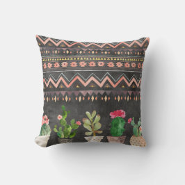 Potlood Succulents reversibele kussen buiten