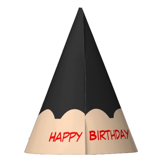 Potlood Tip Grafische Verjaardag Feesthoedjes (Achterkant)