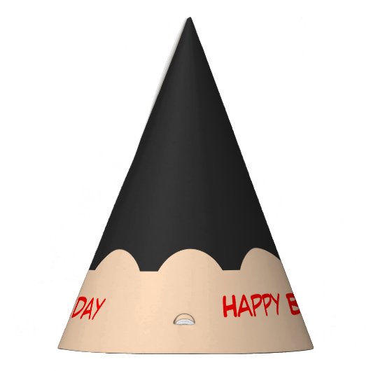 Potlood Tip Grafische Verjaardag Feesthoedjes (Links)