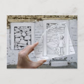 Potlood versus Camera - het Dromen van het Kind Briefkaart (Voorkant)