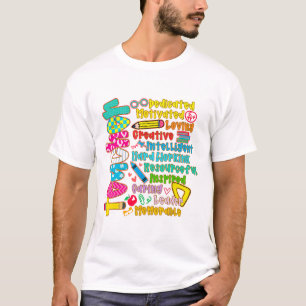 Potlood Verzorgde Leraar Toegewijd Gemotiveerd Ter T-shirt