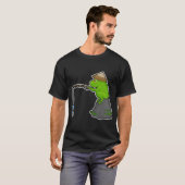 Potlood Visser Vis Vissen T-shirt (Voorkant volledig)