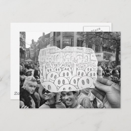 Potlood Vs Camera - Briefkaart (Voorkant / Achterkant)