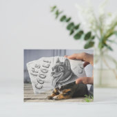 Potlood Vs Camera - Het is Cool Briefkaart (Staand voorkant)