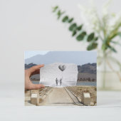 Potlood Vs Camera - Lovers Briefkaart (Staand voorkant)