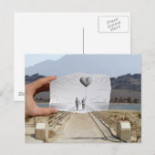 Potlood Vs Camera - Lovers Briefkaart (Voorkant / Achterkant)