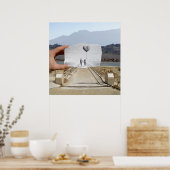 Potlood Vs Camera - Lovers Poster (Keuken)