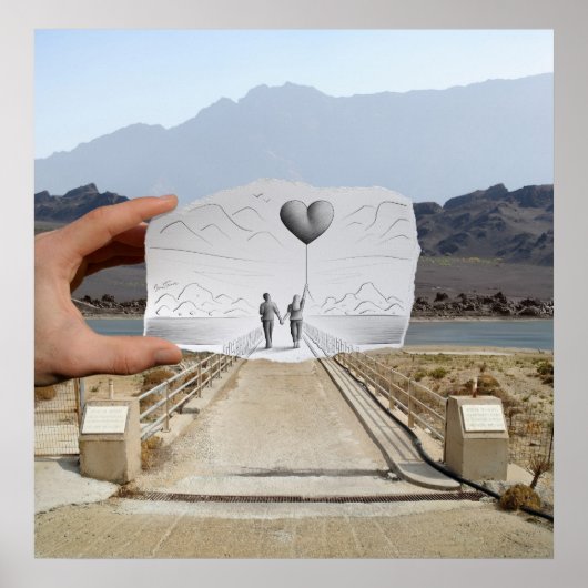 Potlood Vs Camera - Lovers Poster (Voorkant)