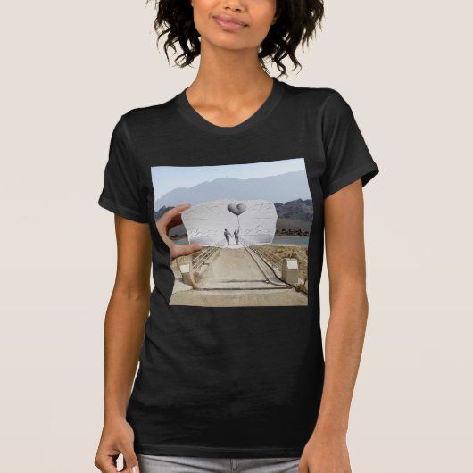 Potlood Vs Camera - Lovers T-shirt (Voorkant)